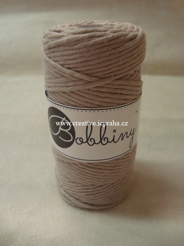 BobbinyMacrame Regular100m/3mm - Pearl